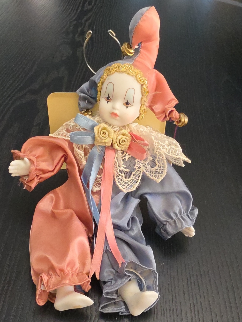 Vintage Jester Porcelain Doll